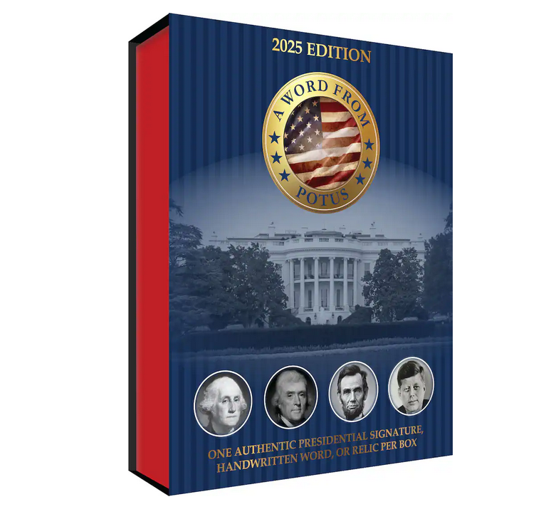 2025 POTUS A Word from the President Hobby Box - NFL Hobby Box