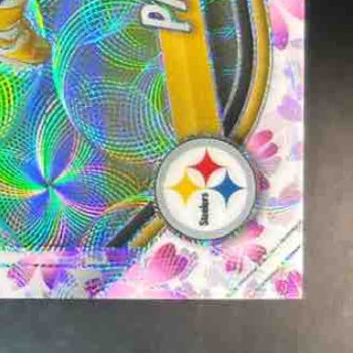 2025 Prizm Pat Freiermuth Choice Cherry Blossom 1/15 #243 Pittsburgh Steelers - Sports Cards