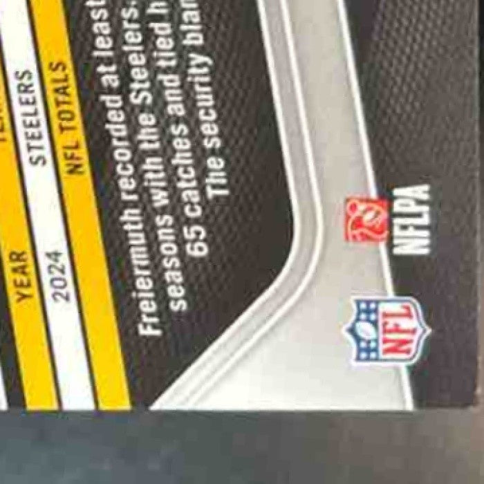 2025 Prizm Pat Freiermuth Choice Cherry Blossom 1/15 #243 Pittsburgh Steelers - Sports Cards
