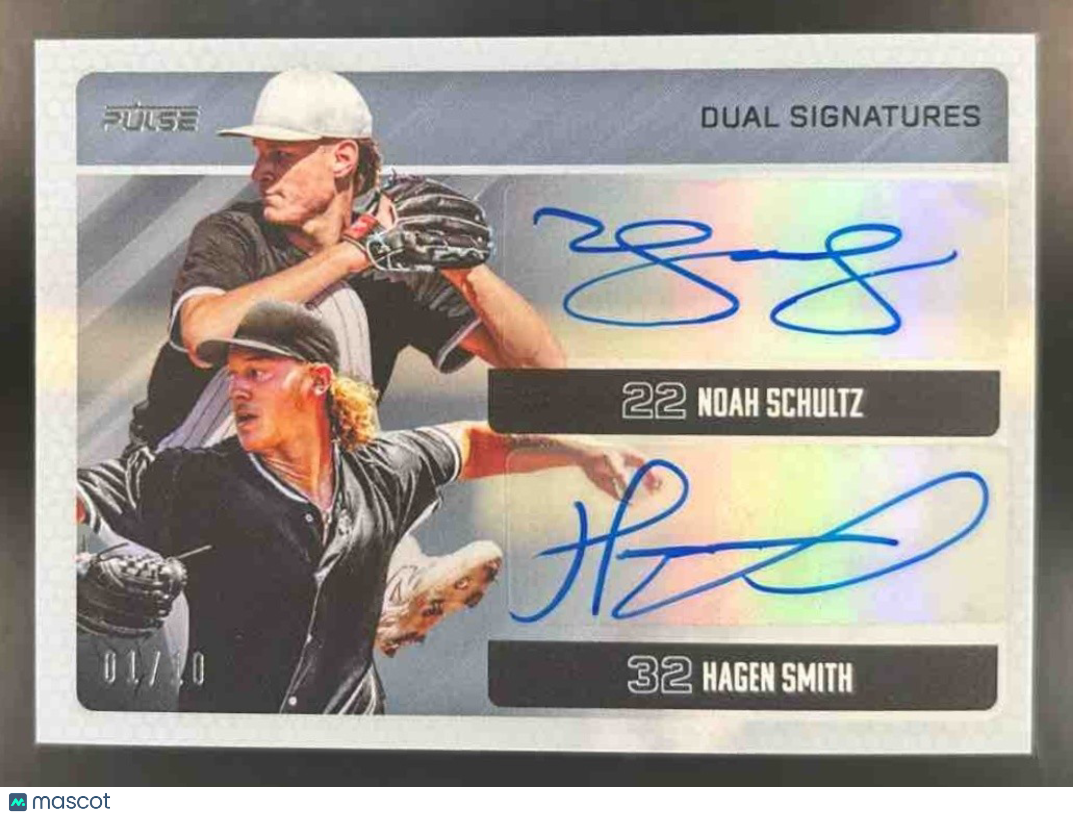 2025 Pulse Hagen Smith Noah Schultz Prospect Dual Auto 01/10 - Sports Cards