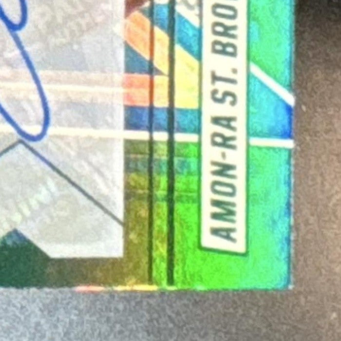 2025 Rookies & Stars Amon-Ra St. Brown Signatures Green /5 #69 Auto Detroit Lion - Sports Cards