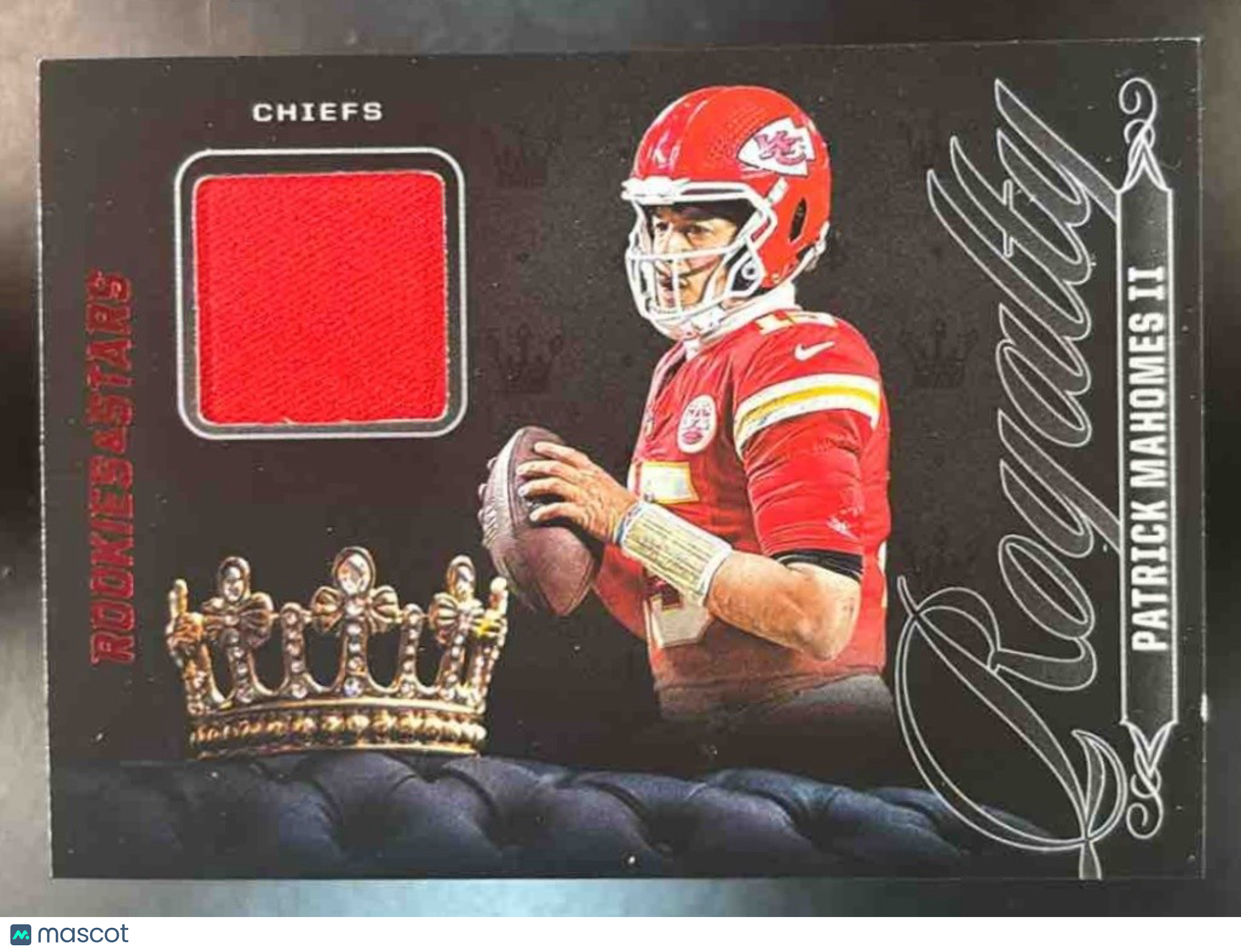 2025 Rookies & Stars Patrick Mahomes II Royalty Patch MEM Kansas City Chiefs - Sports Cards