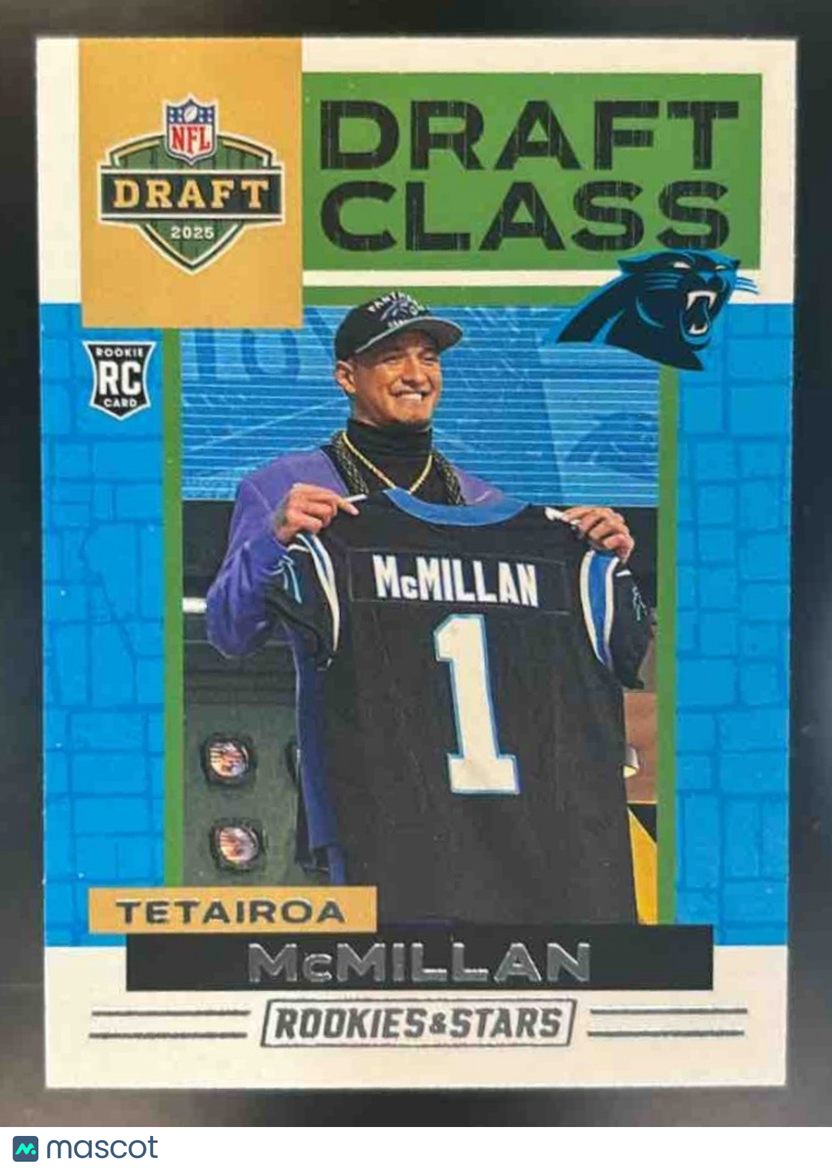 2025 Rookies & Stars Tetairoa McMillan Draft Class #10 RC Carolina Panthers - Sports Cards