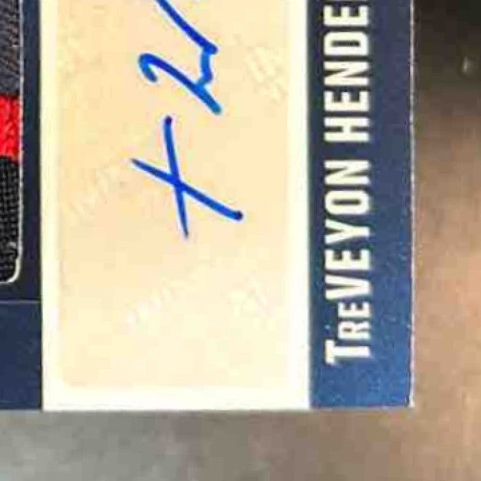2025 Rookies & Stars TreVeyon Henderson Dress for Success Patch Auto /25 RC - Sports Cards