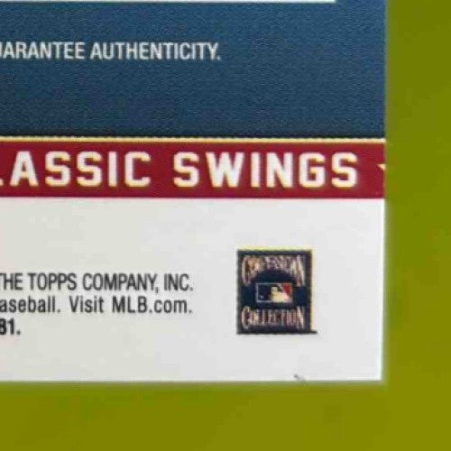 2025 Topps All-Star Game Mega Box Rafael Palmeiro Classic Swings Auto Black /10 - Sports Cards