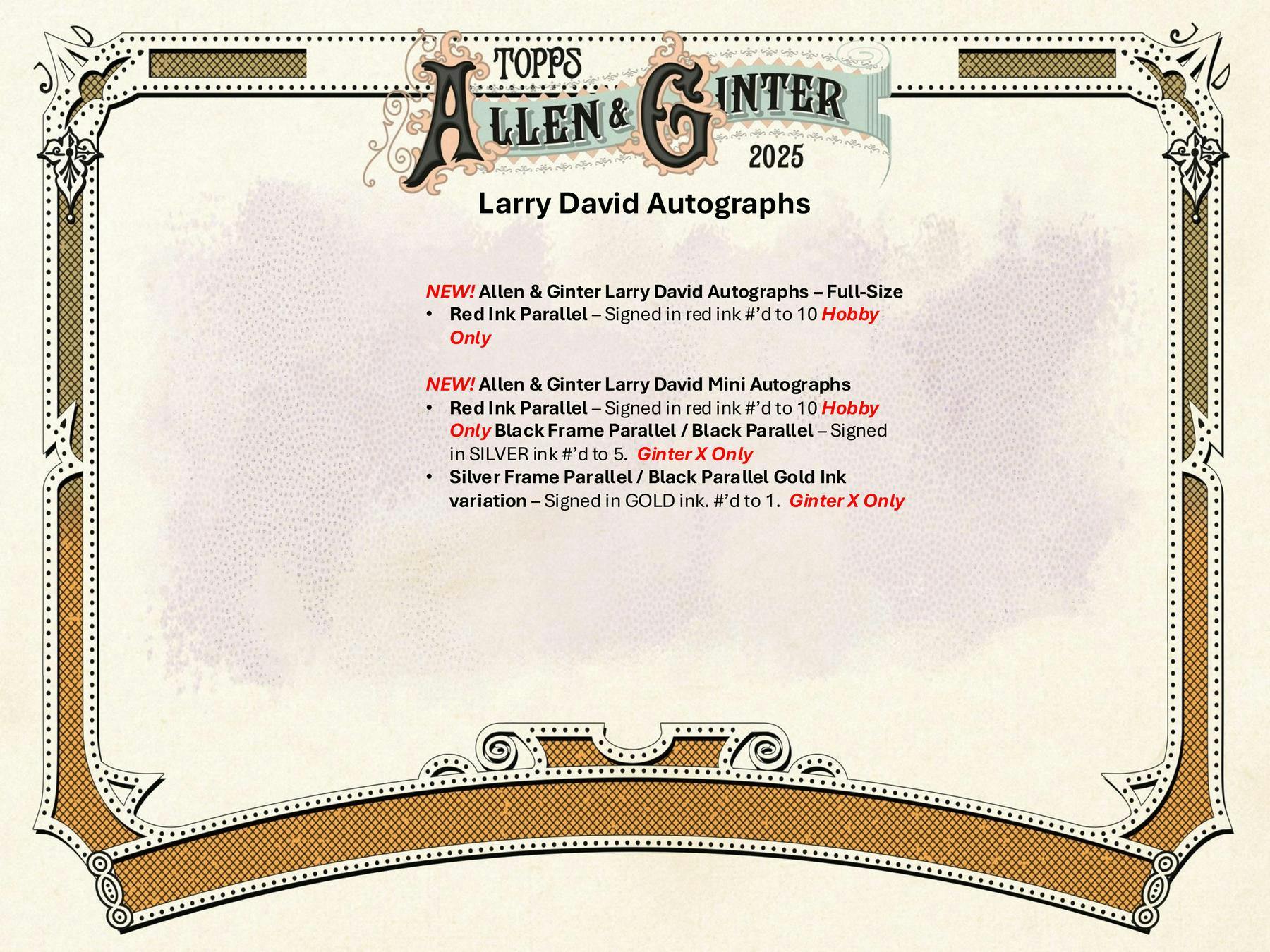 2025 Topps Allen and Ginter MLB Baseball Hobby Box (2 Hits)(24 Packs) - Sports Collectibles