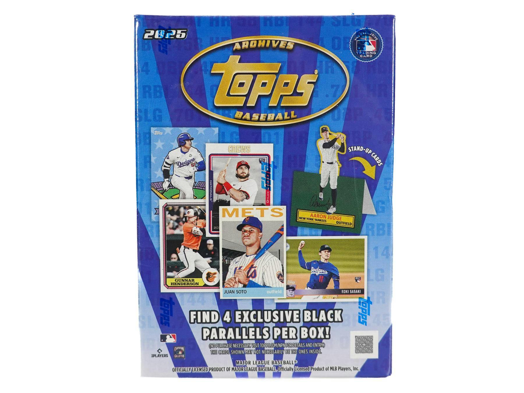 2025 Topps Archives Baseball 7-Pack Blaster Box DEC 12th - MLB Hobby Box