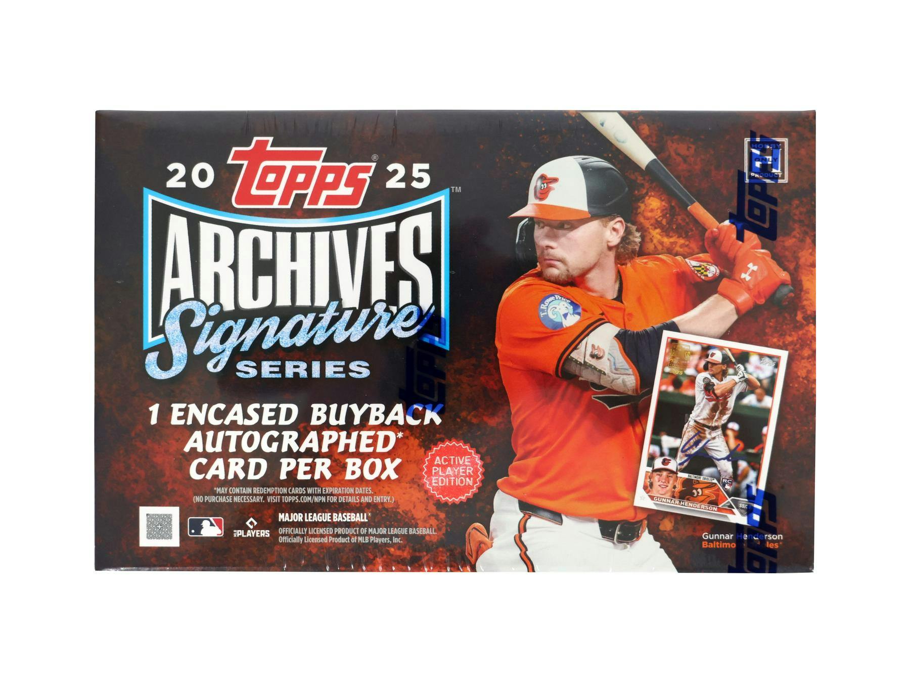 2025 Topps Archives Signature Series Baseball Hobby Box (1 Auto) Buy Back! - Collectible Trading Cards