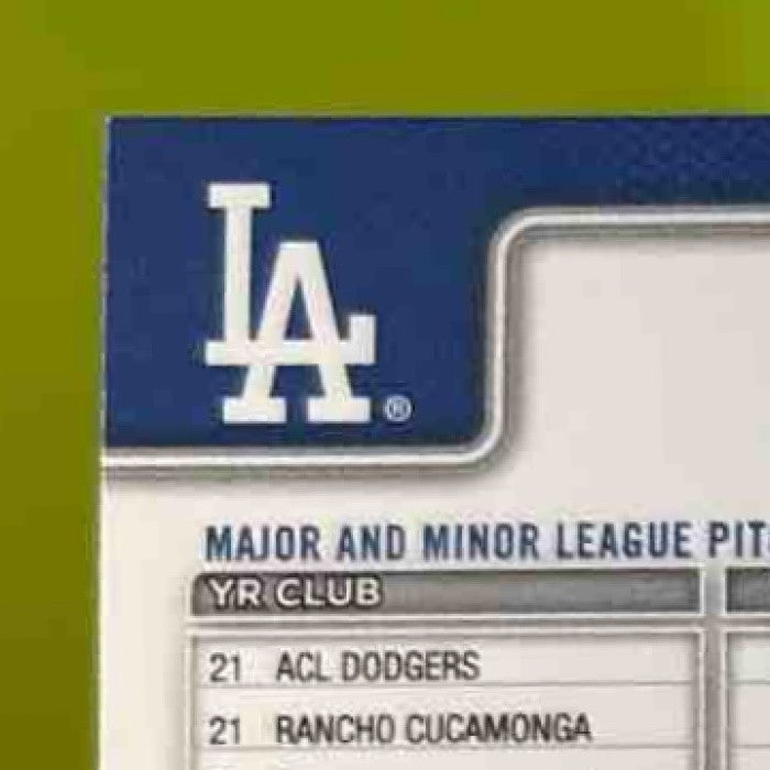 2025 Topps Ben Casparius Team Color Border Variation #384 RC Los Angeles Dodgers - Sports Cards