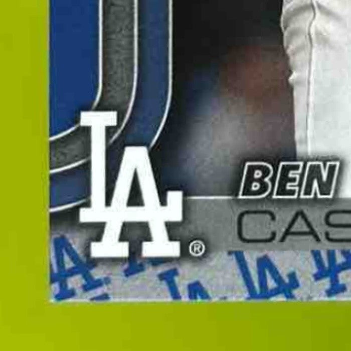 2025 Topps Ben Casparius Team Color Border Variation #384 RC Los Angeles Dodgers - Sports Cards