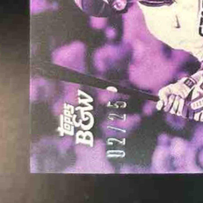2025 Topps Black and White Cam Smith Purple /25 #48 RC Chicago Cubs - Sports Cards
