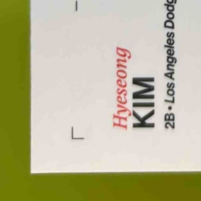 2025 Topps Black and White Hyeseong Kim Shutter Speed #SS11 RC - Sports Cards