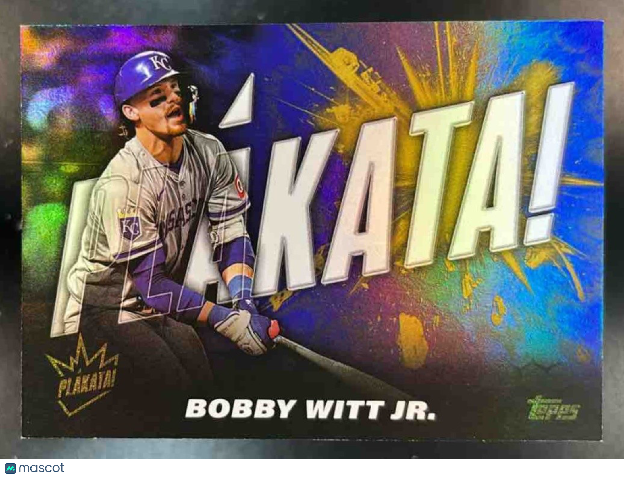 2025 Topps Bobby Witt Jr. Plakata Series 2 #PLAK-36 Kansas City Royals - Sports Cards