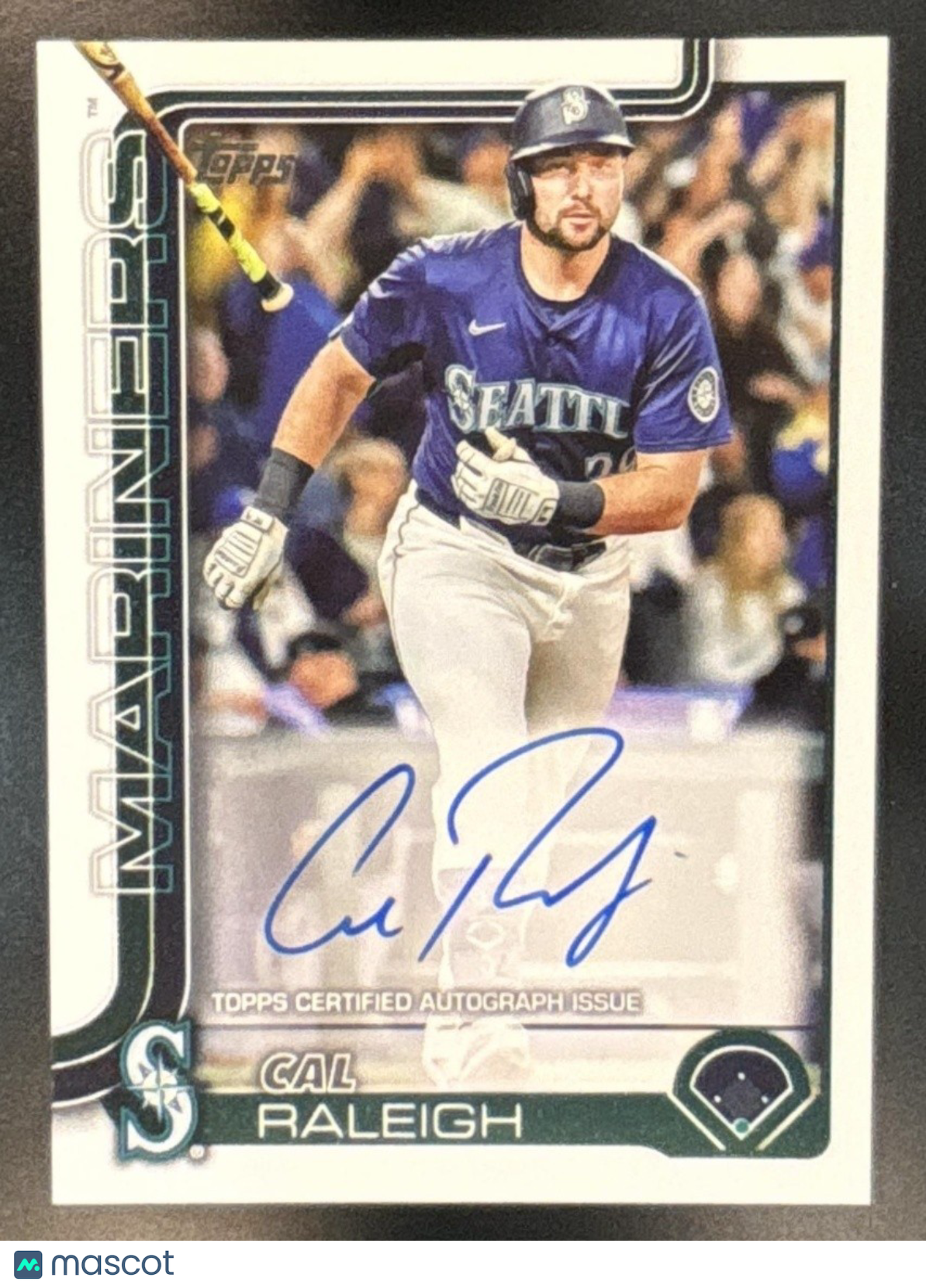 2025 Topps Cal Raleigh Real One Auto Series 2 #603 Seattle Mariners - Sports Cards