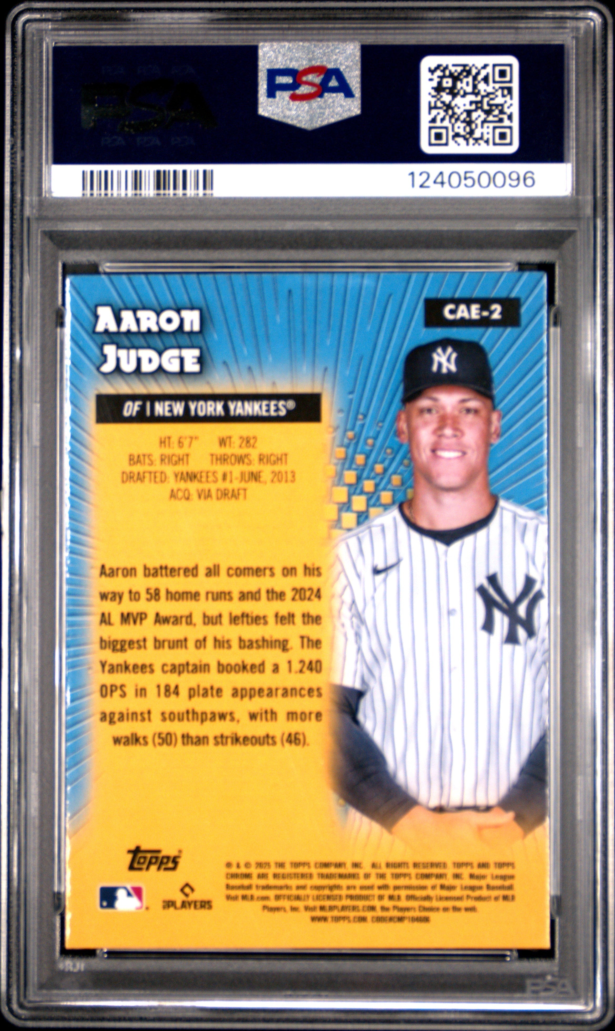2025 Topps Chrome All Etch Aaron Judge #CAE2 PSA 10 GEM MINT New York Yankees - Graded Sports Cards