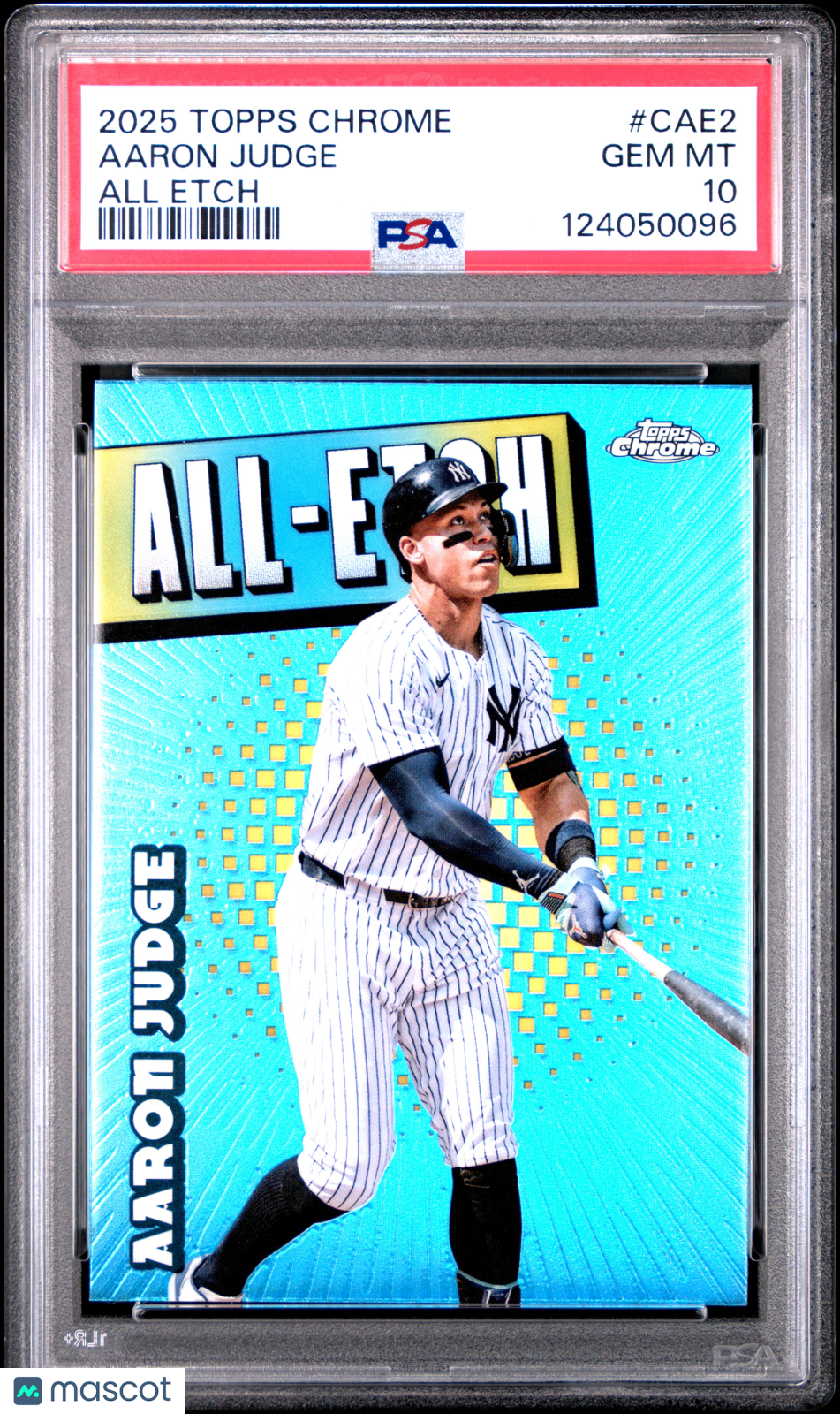 2025 Topps Chrome All Etch Aaron Judge #CAE2 PSA 10 GEM MINT New York Yankees - Graded Sports Cards