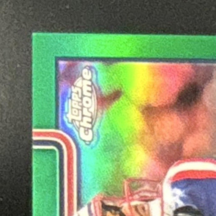 2025 Topps Chrome Andres Borregales Auto Green /99 RC New England Patriots - Sports Cards