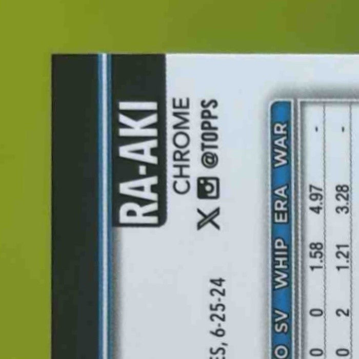 2025 Topps Chrome Austin Kitchen Rookie Auto #RA-AKI RC Miami Marlins - Sports Cards