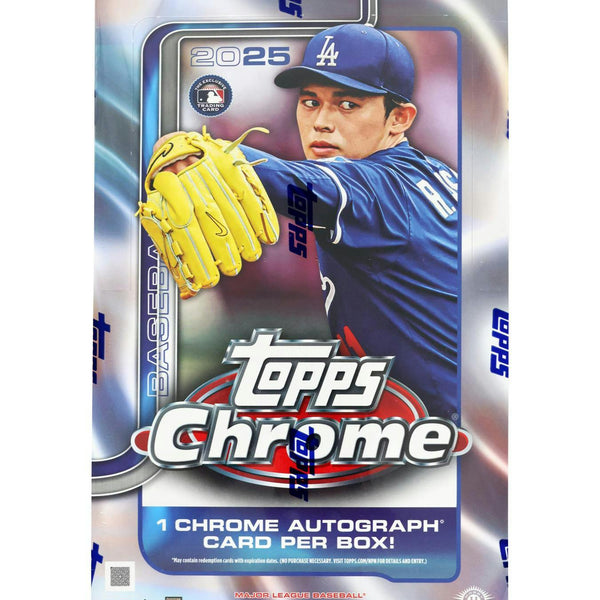 2025 Topps Chrome Baseball Hobby Box (1 Auto) - Dick &