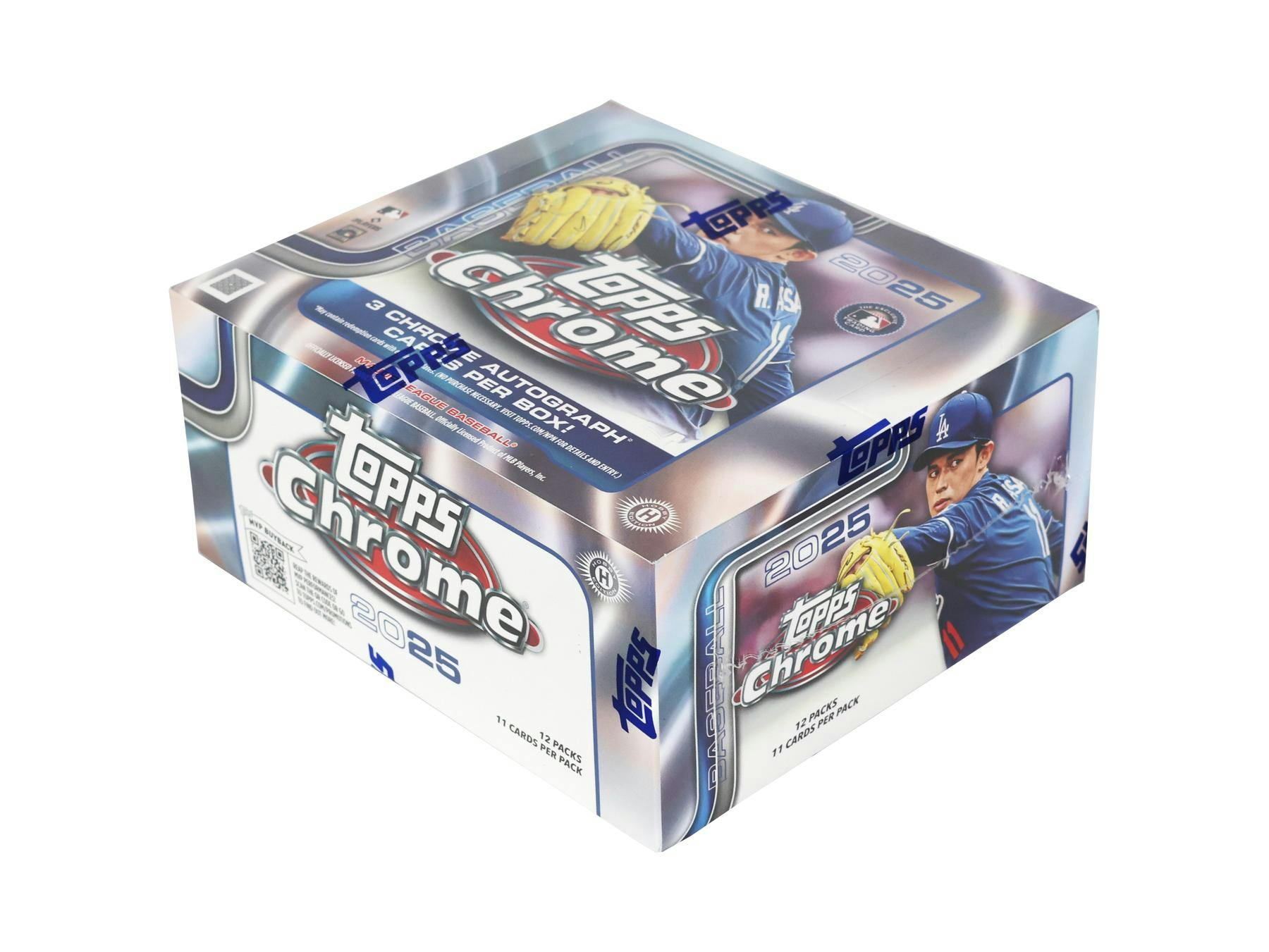 2025 Topps Chrome Baseball Hobby Jumbo Box (3 Autos) June 23rd - Collectible Trading Cards