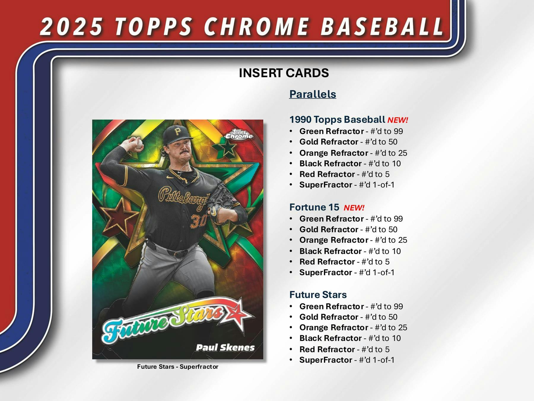 2025 Topps Chrome Baseball Mega Box (10 X-Fractors) - Collectible Trading Cards
