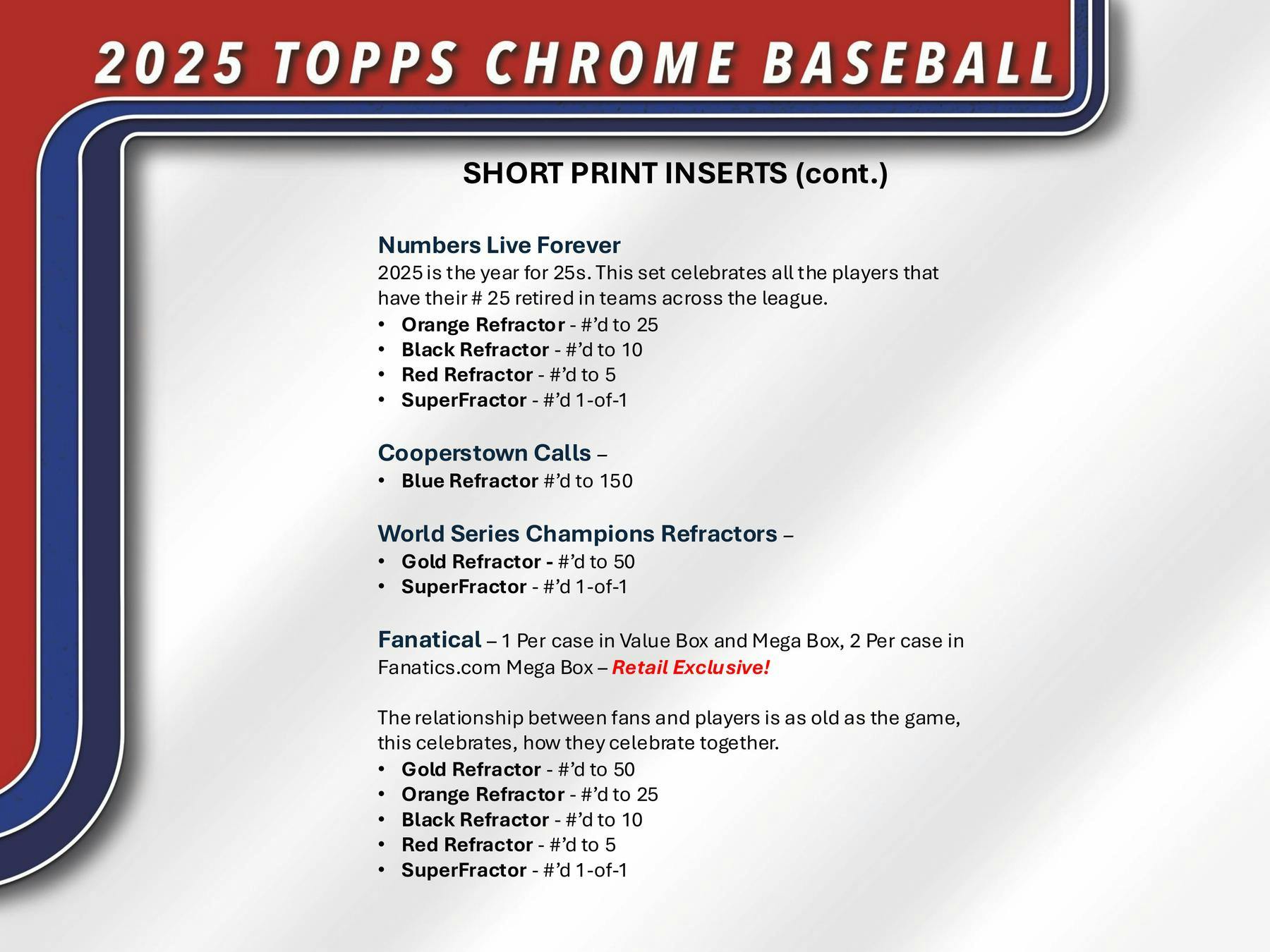 2025 Topps Chrome Baseball Mega Box (10 X-Fractors) - Collectible Trading Cards