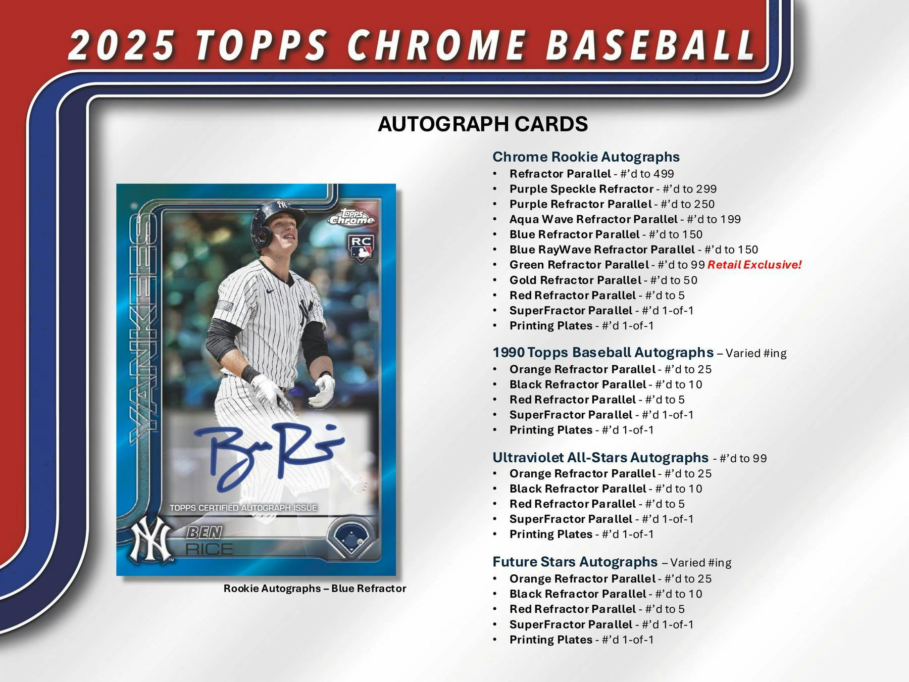2025 Topps Chrome Baseball Mega Box (10 X-Fractors) - Collectible Trading Cards