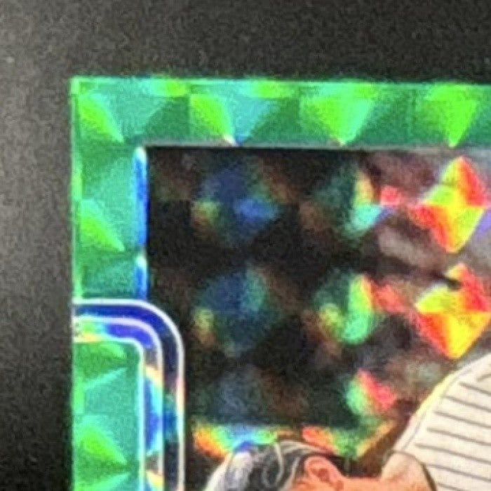 2025 Topps Chrome Ben Rice Green Geometric Refractor /99 #139 RC Yankees - Sports Cards