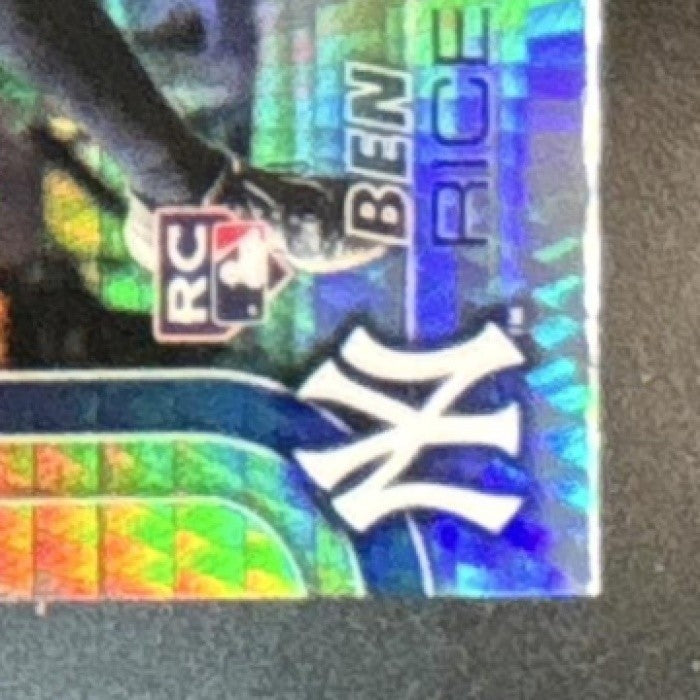 2025 Topps Chrome Ben Rice Prism Refractor #139 RC New York Yankees - Sports Cards