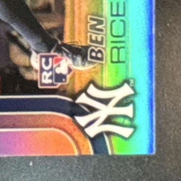 2025 Topps Chrome Ben Rice Refractor #139 RC New York Yankees - Sports Cards