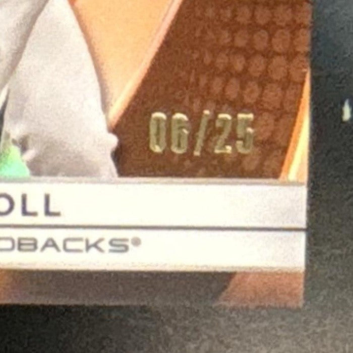 2025 Topps Chrome Black Corbin Carroll Orange Refractor /25 #92 Diamondbacks - Sports Cards