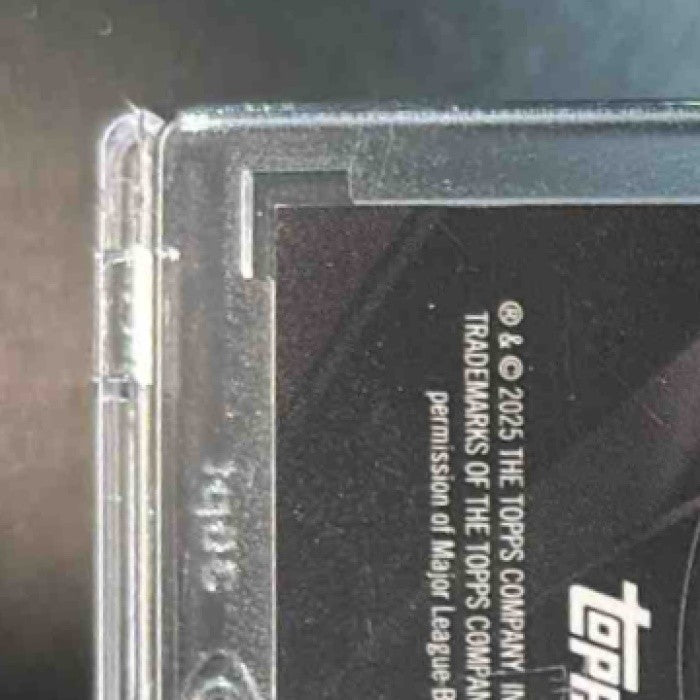 2025 Topps Chrome Black Jeff Bagwell Auto Red Refractor /5 Houston Astros - Sports Cards