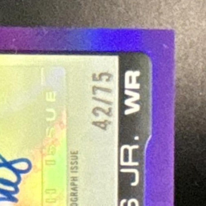 2025 Topps Chrome Brian Thomas Jr. Auto Purple /75 #BA-BT Jacksonville Jaguars - Sports Cards