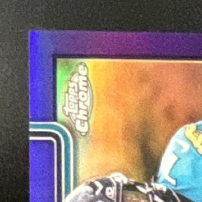 2025 Topps Chrome Brian Thomas Jr. Auto Purple /75 #BA-BT Jacksonville Jaguars - Sports Cards