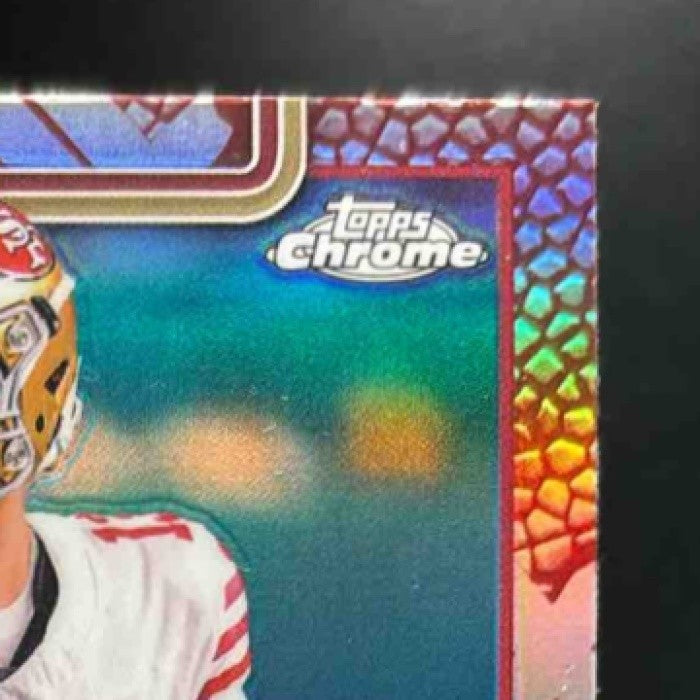 2025 Topps Chrome Brock Purdy Football Leather #262 San Francisco 49ers - Sports Cards
