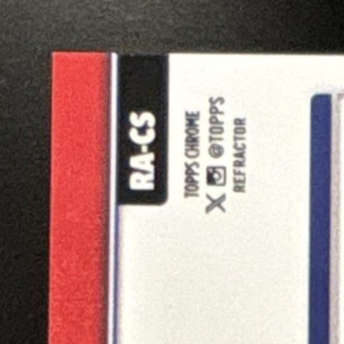 2025 Topps Chrome Cam Skattebo Auto Refractor /499 #RA-CS RC New York Giants - Sports Cards