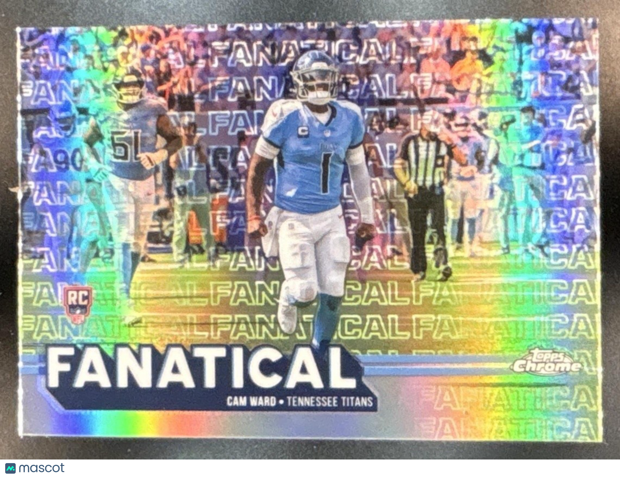 2025 Topps Chrome Cam Ward Fanatical #FF-4 RC Tennessee Titans - Sports Cards