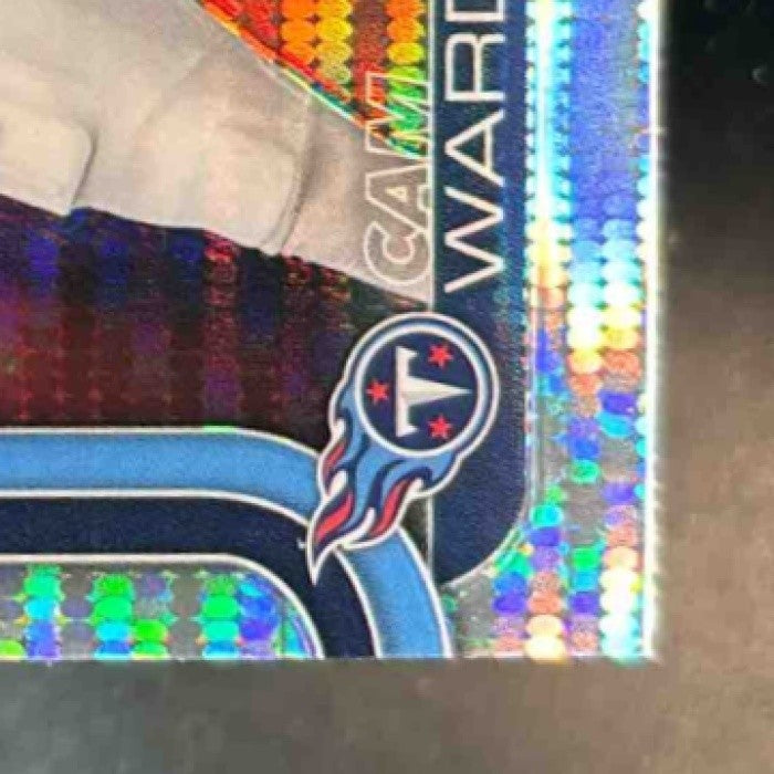2025 Topps Chrome Cam Ward Rookie Pulsar Refractor #314 RC Tennessee Titans - Sports Cards