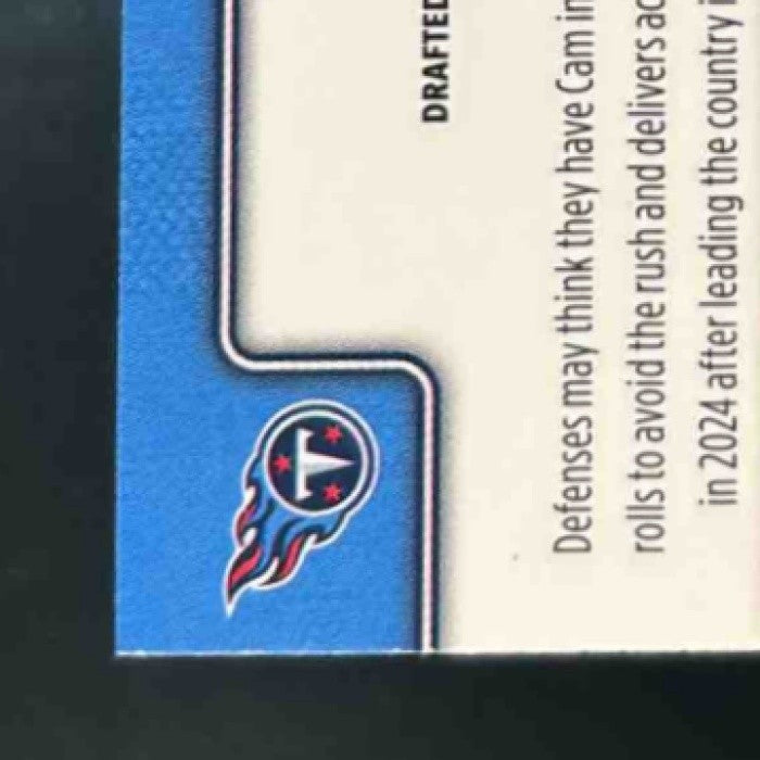 2025 Topps Chrome Cam Ward Rookie Pulsar Refractor #314 RC Tennessee Titans - Sports Cards