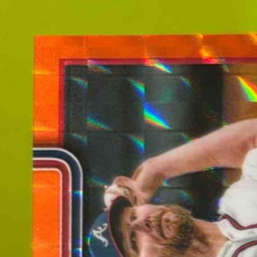 2025 Topps Chrome Chris Sale Orange Geometric Refractor /25 #182 Atlanta Braves - Sports Cards