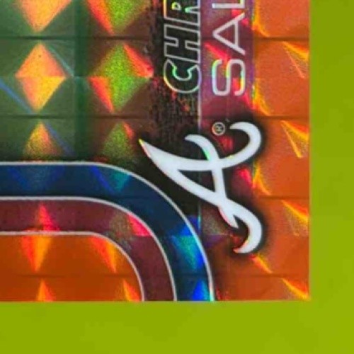 2025 Topps Chrome Chris Sale Orange Geometric Refractor /25 #182 Atlanta Braves - Sports Cards