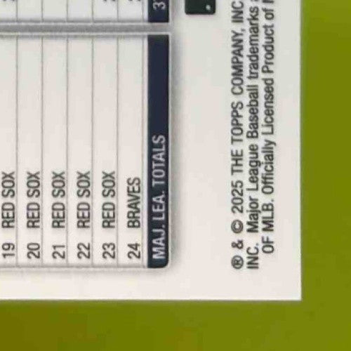 2025 Topps Chrome Chris Sale Orange Geometric Refractor /25 #182 Atlanta Braves - Sports Cards