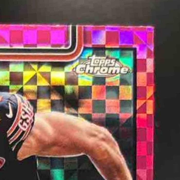 2025 Topps Chrome Colston Loveland Hot Pink X-Fractor #345 RC Chicago Bears - Sports Cards