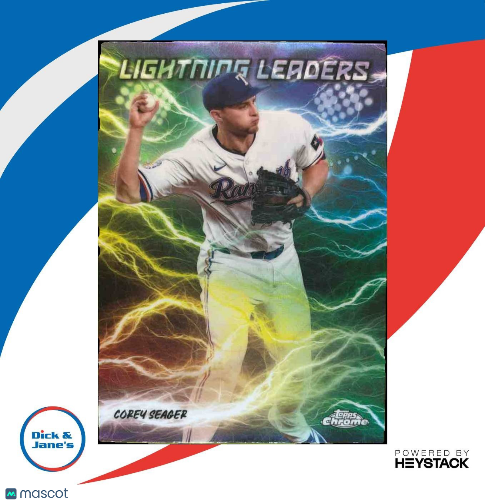 2025 Topps Chrome Corey Seager Lightning Leaders #LL-9 Texas Rangers - Sports Cards