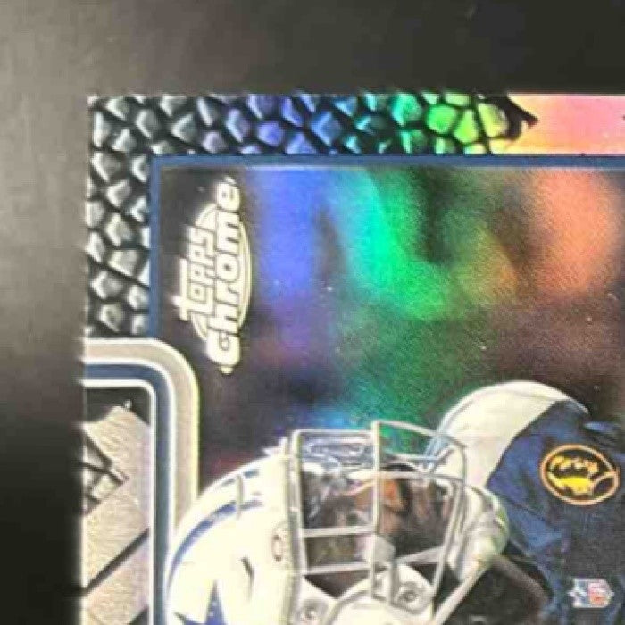 2025 Topps Chrome DeMarvion Overshown Football Leather Black 10/10 Dallas Cowboy - Sports Cards