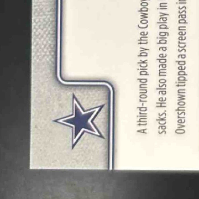 2025 Topps Chrome DeMarvion Overshown Football Leather Black 10/10 Dallas Cowboy - Sports Cards