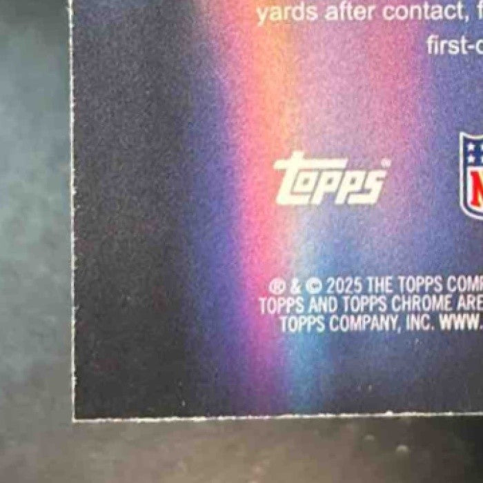 2025 Topps Chrome Derrick Henry All Team Pink Refractor /250 Baltimore Ravens - Sports Cards