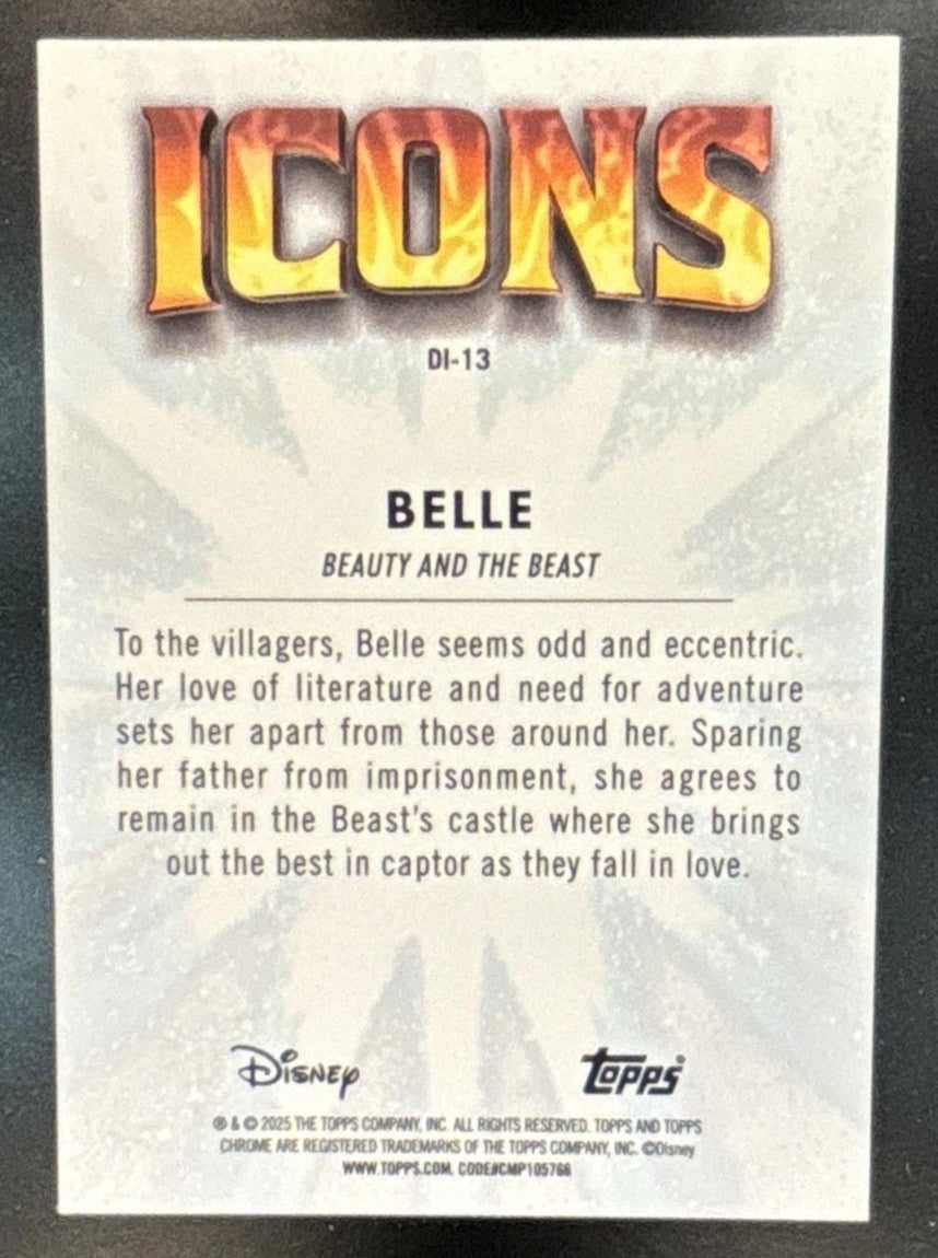 2025 Topps Chrome Disney Belle Icons #DI-13 - Non-Sports Cards