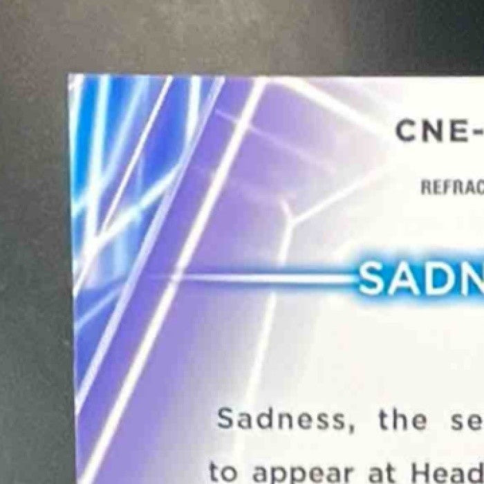 2025 Topps Chrome Disney Sadness #83 Aqua Refractor 95/199 - Non-Sports Cards