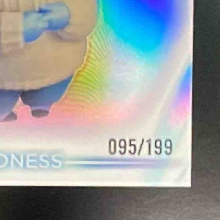 2025 Topps Chrome Disney Sadness #83 Aqua Refractor 95/199 - Non-Sports Cards